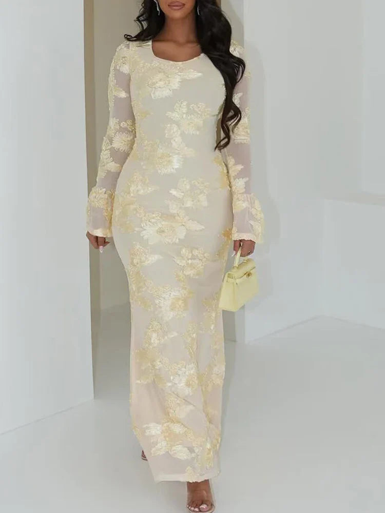 Lola Floral Maxi Gown