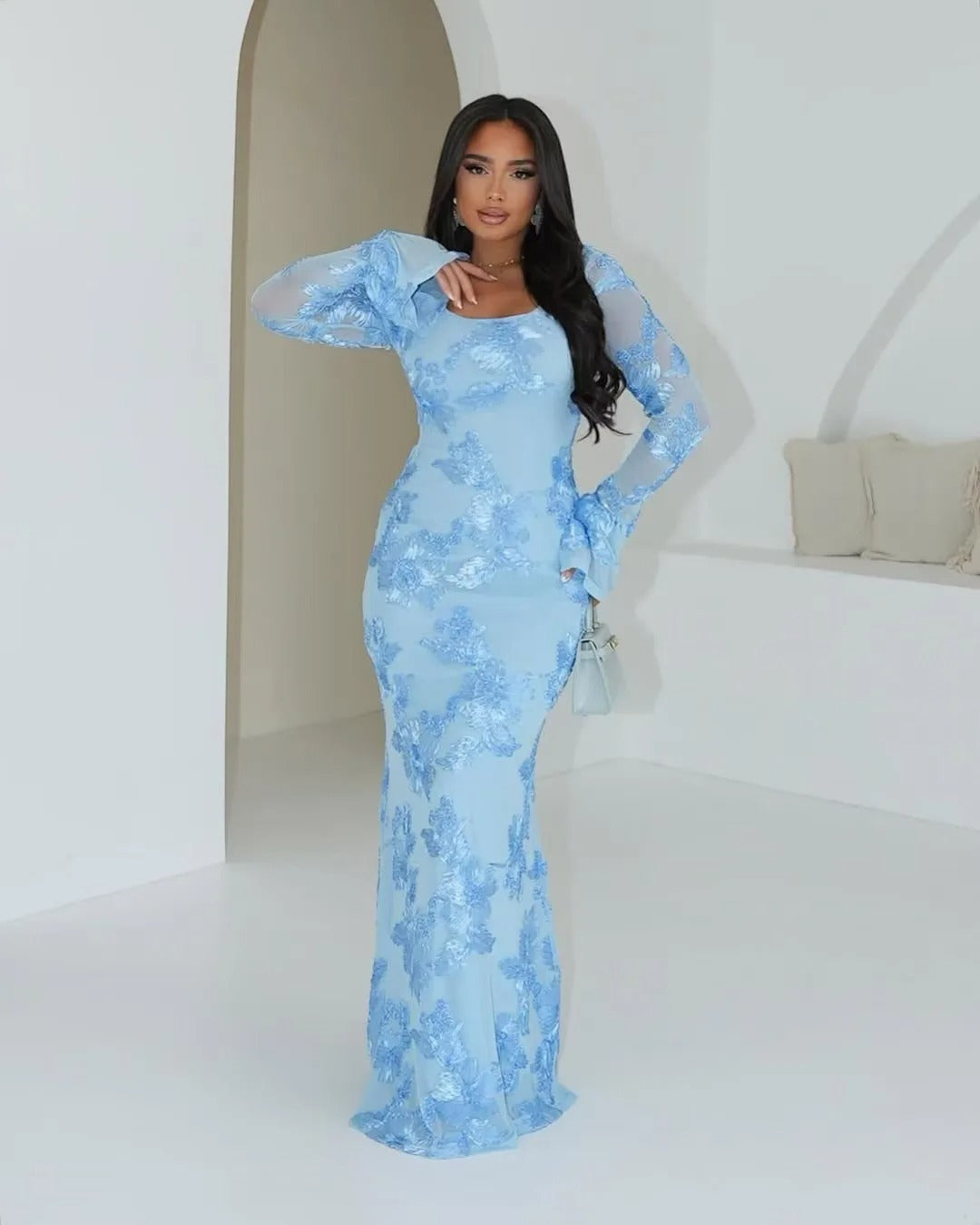 Lola Floral Maxi Gown